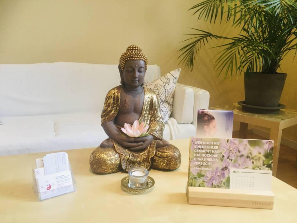 Entspannter Praxisraum