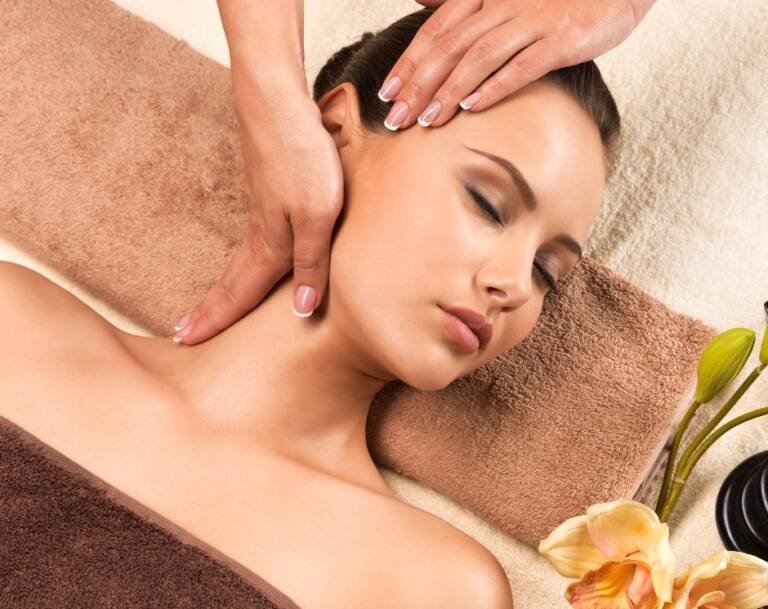 Mit einer Massage entspannen
