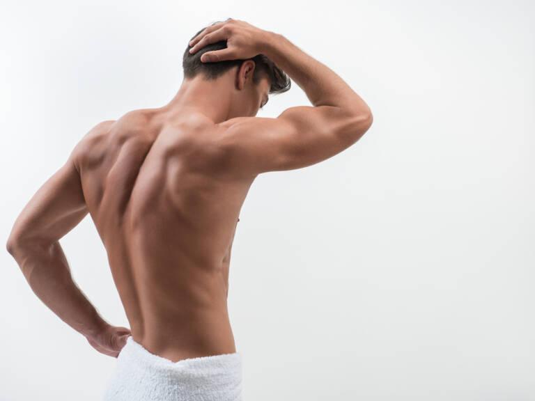 Massage Teilkörper Rückseite